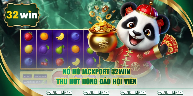 Nổ hũ Jackpot 32WIN thu hút đông đảo hội viên